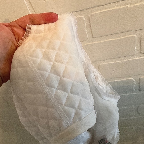 Joseph Ribkoff Y2K Bustier Sheer Tank top Lace Mesh Stretch Romantic White 16 - Picture 6 of 8